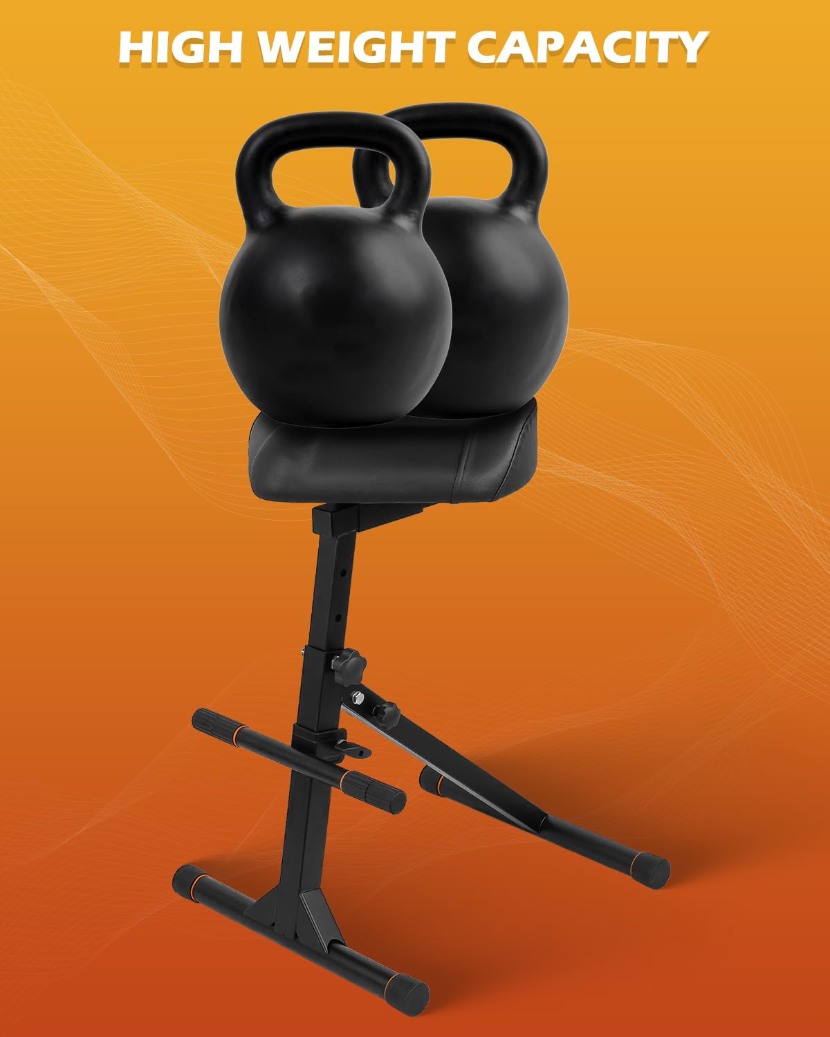 STRICH Guitar Stool, Height Adjustable Guitar Seat, Adjustable Footrest Guitar Chair for Kids Adults Guitarist, Portable and Foldable Drum Stool Throne for Drummer (SGT-20) - Image 6